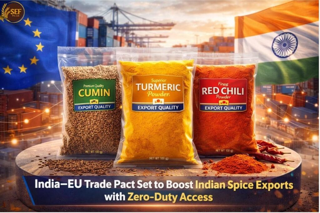 Indian spice exports gain momentum after India–EU free trade agreement